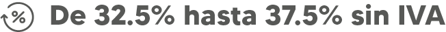 Tasa fija de interés anual ordinaria de Crediprogressa